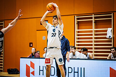 Basketball, Basketball Zweite Liga 2024/25, Grunddurchgang 8.Runde, Vienna Timberwolves, Güssing Blackbirds, Daniele Kuchar (22)