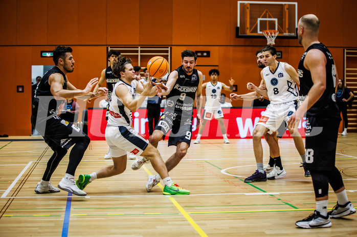 Basketball, Basketball Zweite Liga 2024/25, Grunddurchgang 8.Runde, Vienna Timberwolves, Güssing Blackbirds, Felix Angerbauer (4)