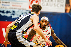 Basketball, win2day Basketball Superliga 2024/25, Grunddurchgang 9.Runde, Traiskirchen Lions, Gmunden Swans, Cedric Russell (0)