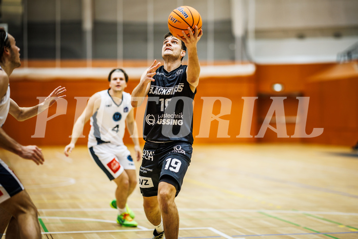 Basketball, Basketball Zweite Liga 2024/25, Grunddurchgang 8.Runde, Vienna Timberwolves, Güssing Blackbirds, Jakob Ernst (19)