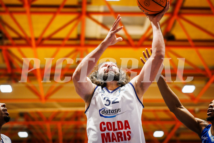 Basketball, win2day Basketball Superliga 2024/25, Grunddurchgang Runde 9, BBC Nord Dragonz, Oberwart Gunners, Sead Hadzifejzovic (32)