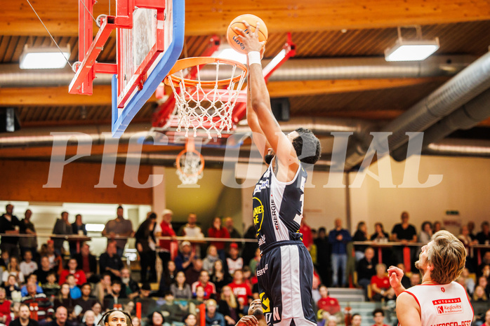 Basketball, win2day Basketball Superliga 2024/25, Grunddurchgang 9.Runde, Traiskirchen Lions, Gmunden Swans, Khalil Miller (14)
