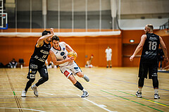 Basketball, Basketball Zweite Liga 2024/25, Grunddurchgang 8.Runde, Vienna Timberwolves, Güssing Blackbirds, Christoph Astl (14), Philipp D'Angelo (9)