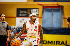 Basketball, win2day Basketball Superliga 2024/25, Grunddurchgang 9.Runde, Traiskirchen Lions, Gmunden Swans, Cedric Russell (0)