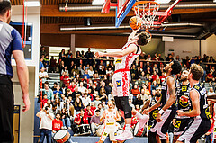 Basketball, win2day Basketball Superliga 2024/25, Grunddurchgang 9.Runde, Traiskirchen Lions, Gmunden Swans, Aleksej Kostic (6)