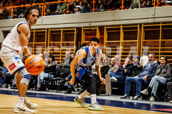 Basketball, win2day Basketball Superliga 2024/25, Grunddurchgang Runde 9, BBC Nord Dragonz, Oberwart Gunners, Magdy Abou-Ahmed (6)