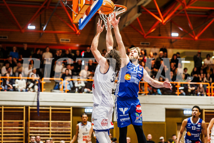 Basketball, win2day Basketball Superliga 2024/25, Grunddurchgang Runde 9, BBC Nord Dragonz, Oberwart Gunners, Sead Hadzifejzovic (32)