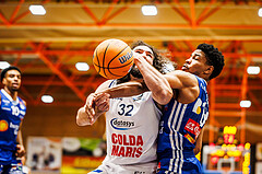 Basketball, win2day Basketball Superliga 2024/25, Grunddurchgang Runde 9, BBC Nord Dragonz, Oberwart Gunners, Sead Hadzifejzovic (32)