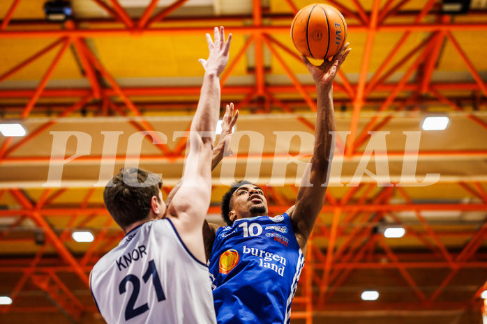 Basketball, win2day Basketball Superliga 2024/25, Grunddurchgang Runde 9, BBC Nord Dragonz, Oberwart Gunners, Robert Allen (10)