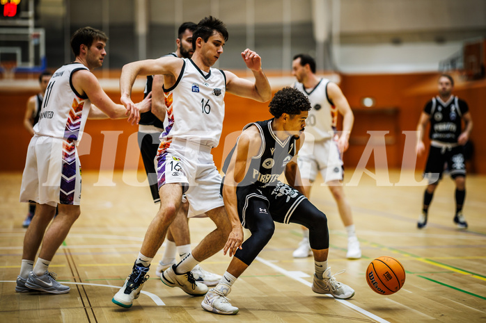 Basketball, Basketball Zweite Liga 2024/25, Grunddurchgang 8.Runde, Vienna United, Wörthersee Piraten, Mathias Mailath-Pokorny (16), Marcus Holyfield (7)