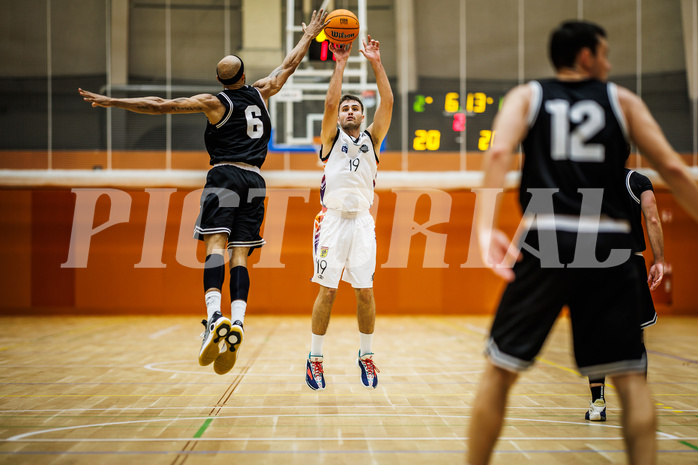 Basketball, Basketball Zweite Liga 2024/25, Grunddurchgang 8.Runde, Vienna United, Wörthersee Piraten, Shawn L. Ray (6), Marko Bakula (19)