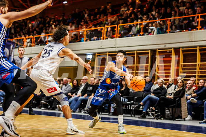 Basketball, win2day Basketball Superliga 2024/25, Grunddurchgang Runde 9, BBC Nord Dragonz, Oberwart Gunners, Magdy Abou-Ahmed (6)