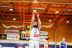 Basketball, win2day Basketball Superliga 2024/25, Grunddurchgang Runde 9, BBC Nord Dragonz, Oberwart Gunners, Sead Hadzifejzovic (32)