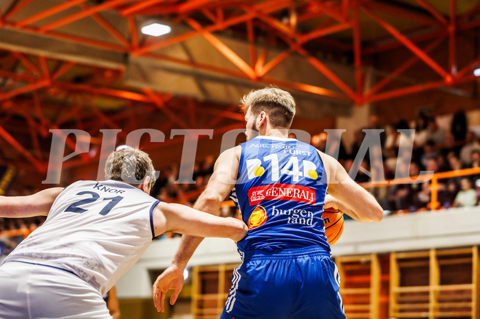 Basketball, win2day Basketball Superliga 2024/25, Grunddurchgang Runde 9, BBC Nord Dragonz, Oberwart Gunners, Daniel Köppel (14)