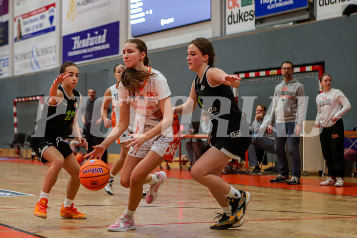 16.11.2024 Österreichischer Basketballverband 2024/25, SLWU16, Basket Duchess vs. Basket Flames UNION