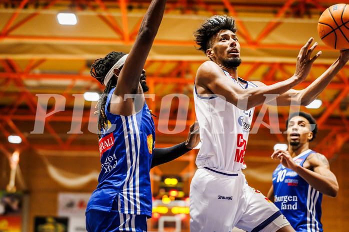 Basketball, win2day Basketball Superliga 2024/25, Grunddurchgang Runde 9, BBC Nord Dragonz, Oberwart Gunners, Jalen Green (22)