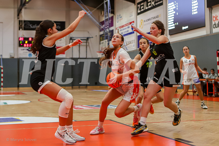 16.11.2024 Österreichischer Basketballverband 2024/25, SLWU16, Basket Duchess vs. Basket Flames UNION