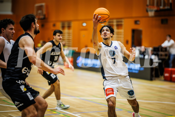Basketball, Basketball Zweite Liga 2024/25, Grunddurchgang 8.Runde, Vienna Timberwolves, Güssing Blackbirds, Armin Karian (7)