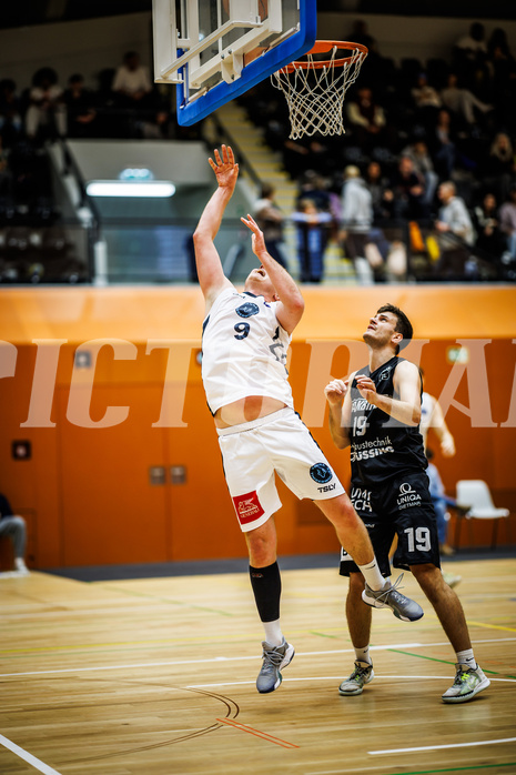 Basketball, Basketball Zweite Liga 2024/25, Grunddurchgang 8.Runde, Vienna Timberwolves, Güssing Blackbirds, Philipp D'Angelo (9)