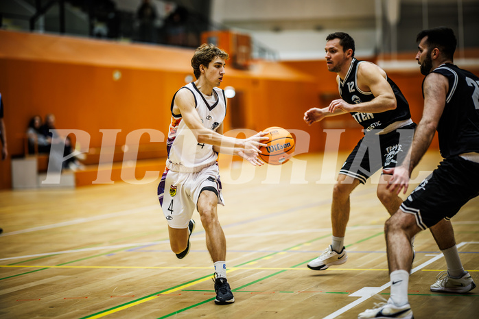 Basketball, Basketball Zweite Liga 2024/25, Grunddurchgang 8.Runde, Vienna United, Wörthersee Piraten, Mykyta Bitkin (4)