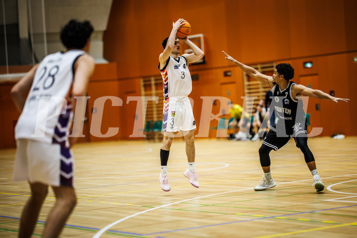 Basketball, Basketball Zweite Liga 2024/25, Grunddurchgang 8.Runde, Vienna United, Wörthersee Piraten, Bruno Golino (3)