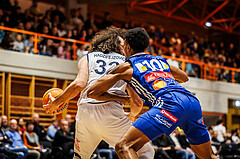 Basketball, win2day Basketball Superliga 2024/25, Grunddurchgang Runde 9, BBC Nord Dragonz, Oberwart Gunners, Sead Hadzifejzovic (32)