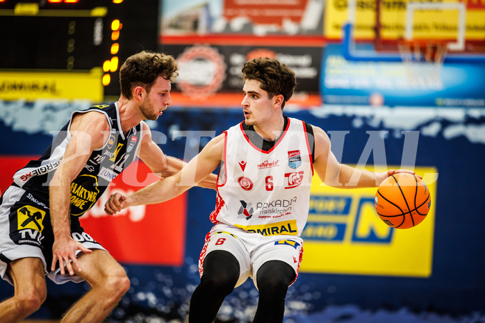 Basketball, win2day Basketball Superliga 2024/25, Grunddurchgang 9.Runde, Traiskirchen Lions, Gmunden Swans, Aleksej Kostic (6)