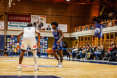 Basketball, win2day Basketball Superliga 2024/25, Grunddurchgang Runde 9, BBC Nord Dragonz, Oberwart Gunners, Caleb Fields (4)
