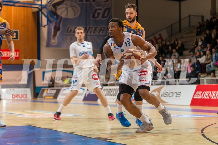 Basketball, ABL 2017/18, Grunddurchgang 25.Runde, Oberwart Gunners, Fürstenfeld Panthers, Marcel White (13)