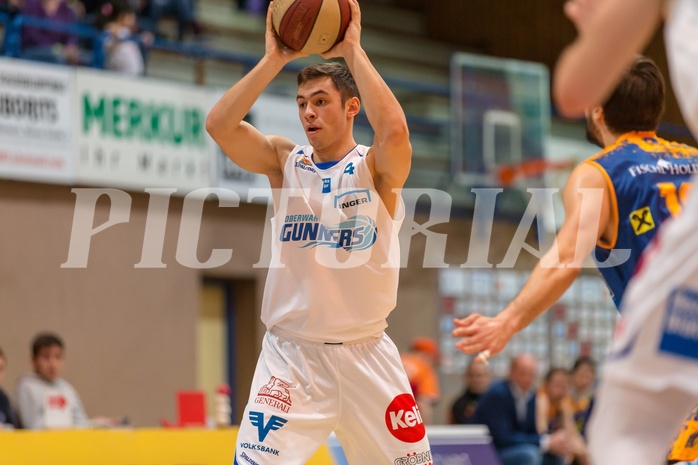Basketball, ABL 2017/18, Grunddurchgang 25.Runde, Oberwart Gunners, Fürstenfeld Panthers, Jakob Szkutta (4)