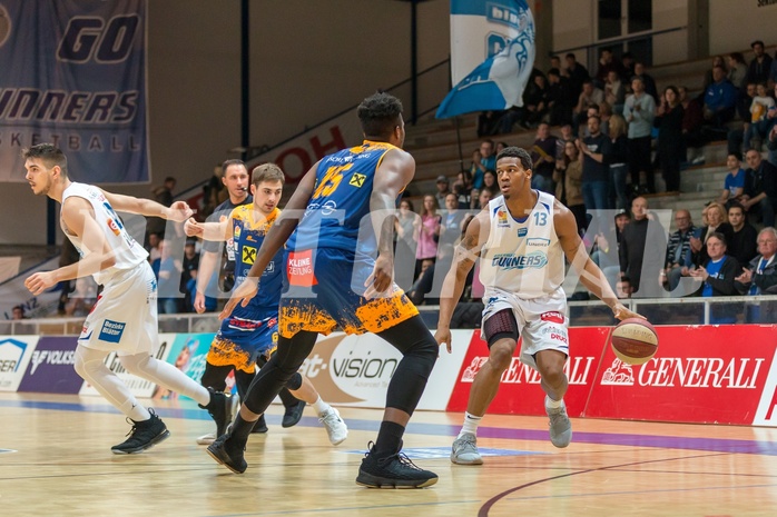Basketball, ABL 2017/18, Grunddurchgang 25.Runde, Oberwart Gunners, Fürstenfeld Panthers, Marcel White (13)