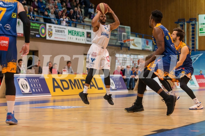 Basketball, ABL 2017/18, Grunddurchgang 25.Runde, Oberwart Gunners, Fürstenfeld Panthers, Jerome Seagears (5)