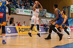 Basketball, ABL 2017/18, Grunddurchgang 25.Runde, Oberwart Gunners, Fürstenfeld Panthers, Jerome Seagears (5)