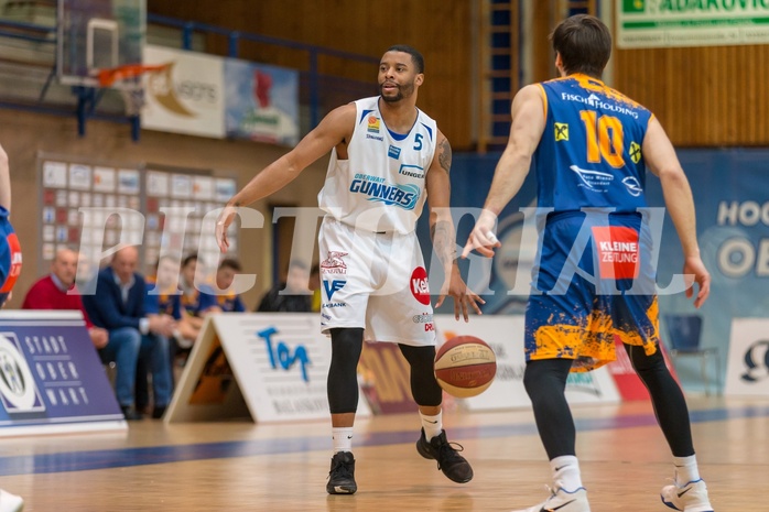 Basketball, ABL 2017/18, Grunddurchgang 25.Runde, Oberwart Gunners, Fürstenfeld Panthers, Jerome Seagears (5)