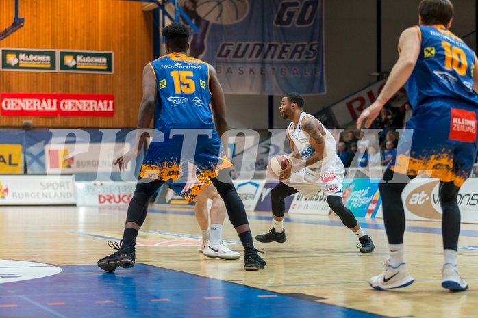 Basketball, ABL 2017/18, Grunddurchgang 25.Runde, Oberwart Gunners, Fürstenfeld Panthers, Jerome Seagears (5)