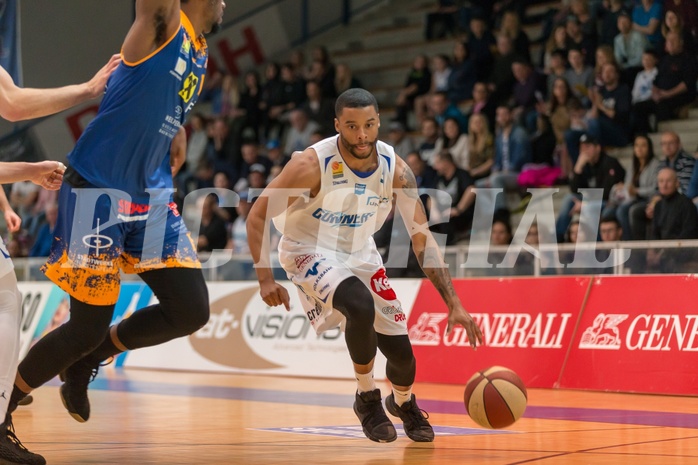 Basketball, ABL 2017/18, Grunddurchgang 25.Runde, Oberwart Gunners, Fürstenfeld Panthers, Jerome Seagears (5)