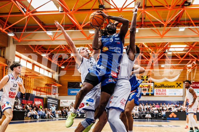 Basketball, win2day Basketball Superliga 2024/25, Playoffs Finale 2. Spiel, BBC Nord Dragonz, Oberwart Gunners, Siegfried Reid (5)