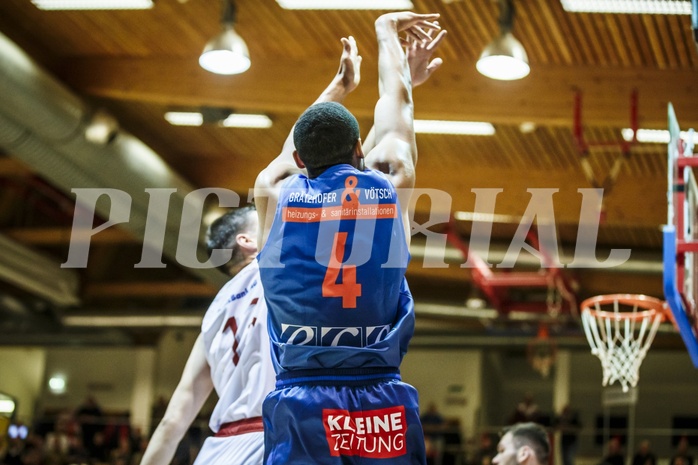 Basketball, ABL 2018/19, Grunddurchgang 9.Runde, Traiskirchen Lions, Kapfenberg Bulls, Elijah Wilson (4)