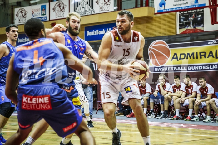 Basketball, ABL 2018/19, Grunddurchgang 9.Runde, Traiskirchen Lions, Kapfenberg Bulls, Jozo Rados (15)