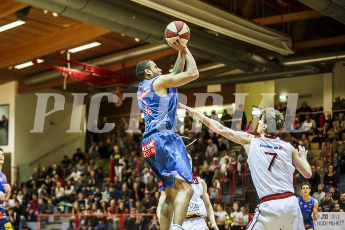 Basketball, ABL 2018/19, Grunddurchgang 9.Runde, Traiskirchen Lions, Kapfenberg Bulls, Elijah Wilson (4)