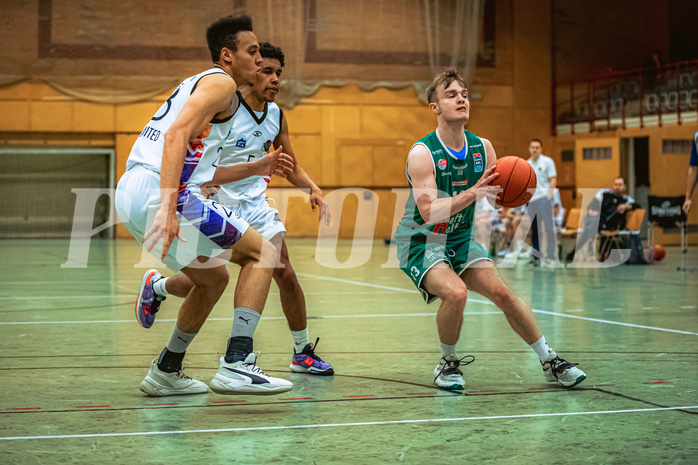 Basketball, Basketball Zweite Liga 2022/23, Playdown Spiel 5, Vienna United, Future Team Steiermark, Valdemar Hansen  (13)