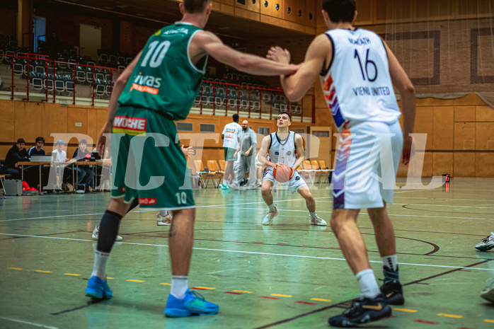 Basketball, Basketball Zweite Liga 2022/23, Playdown Spiel 5, Vienna United, Future Team Steiermark, Oleksandr Ponosov (7)