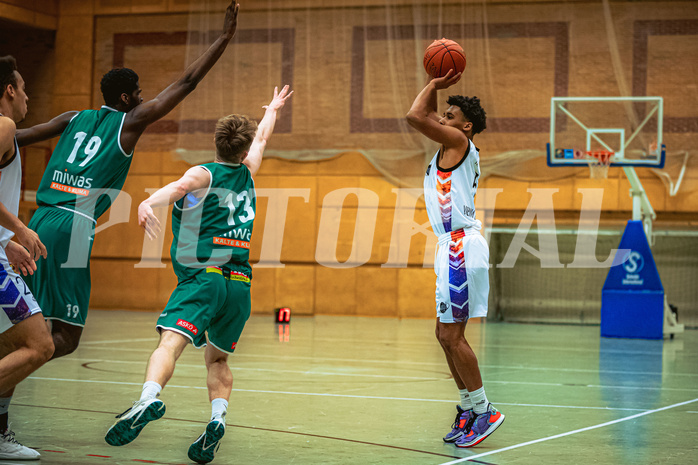 Basketball, Basketball Zweite Liga 2022/23, Playdown Spiel 5, Vienna United, Future Team Steiermark, Obinna Anthony Ndukwe (5)