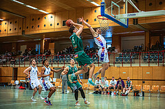 Basketball, Basketball Zweite Liga 2022/23, Playdown Spiel 5, Vienna United, Future Team Steiermark, Leonhard Siegmund (5), Oleksandr Ponosov (7)