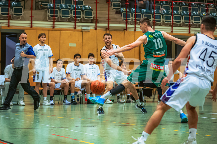 Basketball, Basketball Zweite Liga 2022/23, Playdown Spiel 5, Vienna United, Future Team Steiermark, Vitalii Shorstkiy (10)