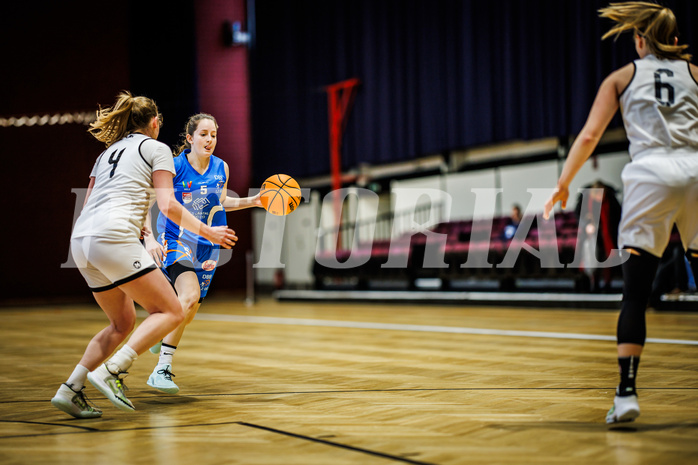 Basketball, Win2Day Basketball Damen Superliga 2023/24, Grunddurchgang 12.Runde, Basket Flames, DBB LZ OÖ, Ylenia Bonett (5)