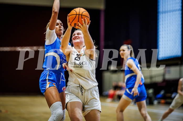 Basketball, Win2Day Basketball Damen Superliga 2023/24, Grunddurchgang 12.Runde, Basket Flames, DBB LZ OÖ, Marlene Kalaydjiev (25)