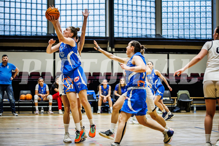 Basketball, Win2Day Basketball Damen Superliga 2023/24, Grunddurchgang 12.Runde, Basket Flames, DBB LZ OÖ, Lara Mendl (21)