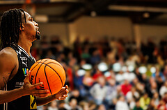 Basketball, win2day Basketball Superliga 2023/24, Grunddurchgang 21.Runde, Traiskirchen Lions, Flyers Wels, Terell Allen (2)