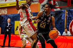 Basketball, win2day Basketball Superliga 2023/24, Grunddurchgang 21.Runde, Traiskirchen Lions, Flyers Wels, Terell Allen (2)